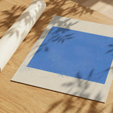 Blue Square Abstract