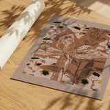 Earthy Floral Collage