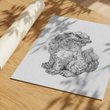 Mythical Foo Dog Sculpture