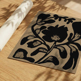 Black Botanical Silhouette