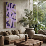 Intertwined Purple and Pink Loops