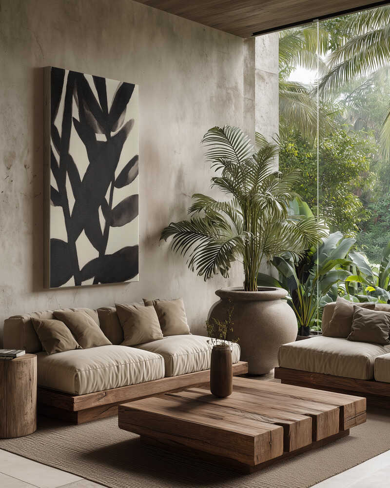 Branches in Black and Beige II