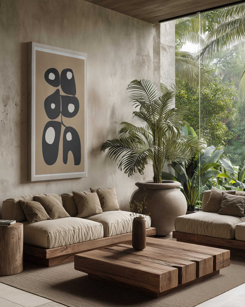 Mid-Century Organic Abstract